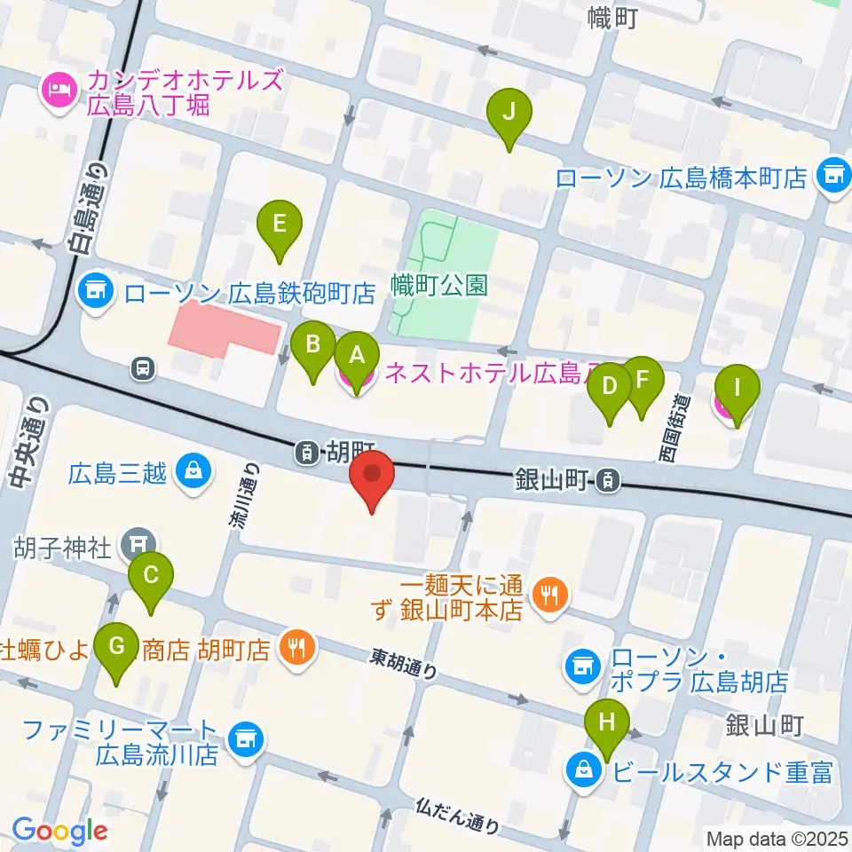 NORI SOUND周辺のホテル一覧地図