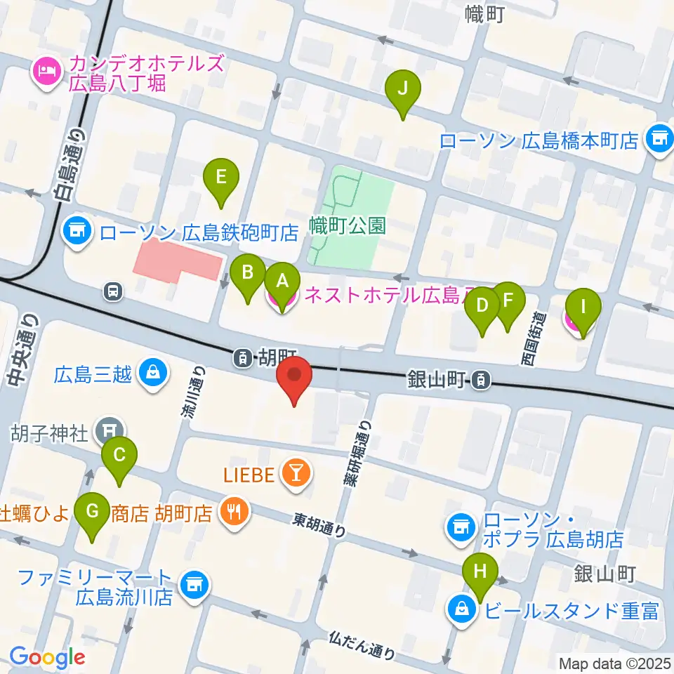 NORI SOUND周辺のホテル一覧地図