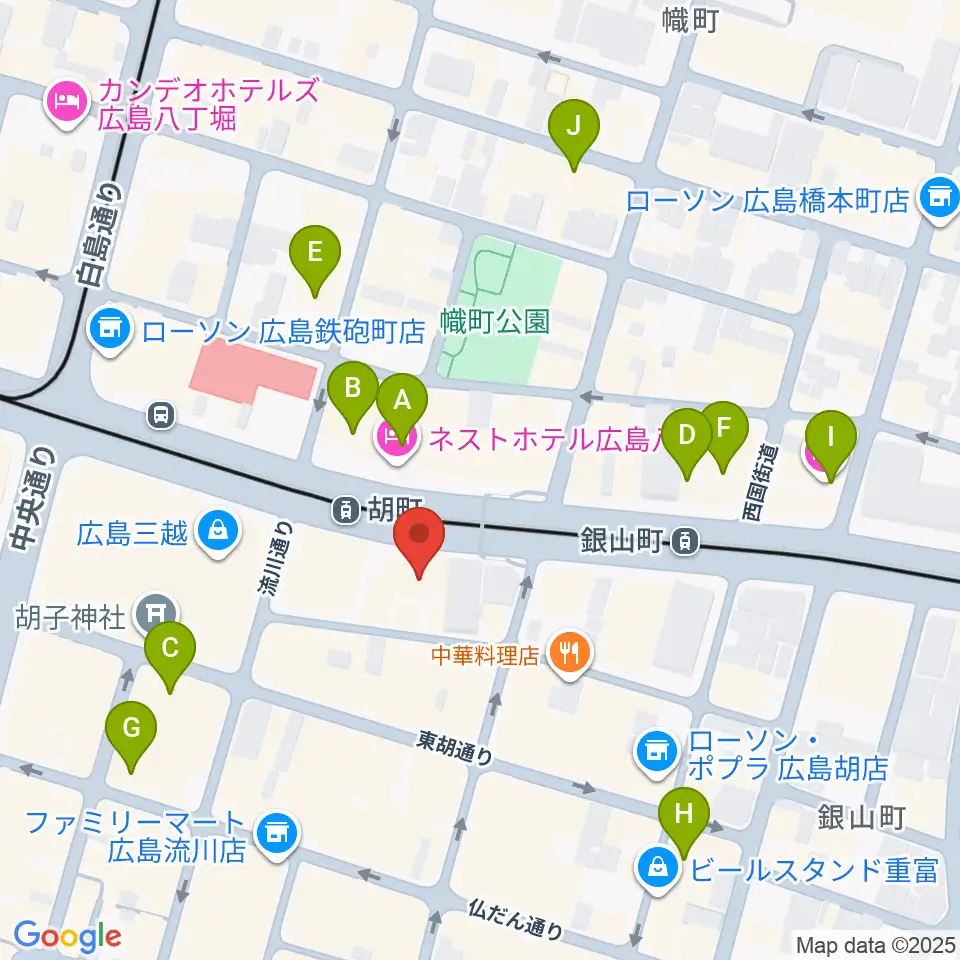 NORI SOUND周辺のホテル一覧地図