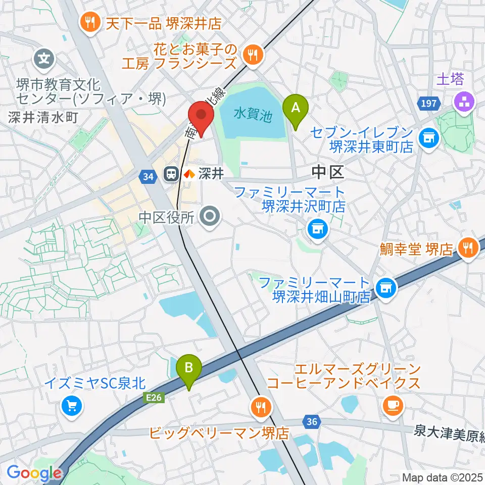 コタニピアノ工房周辺のホテル一覧地図