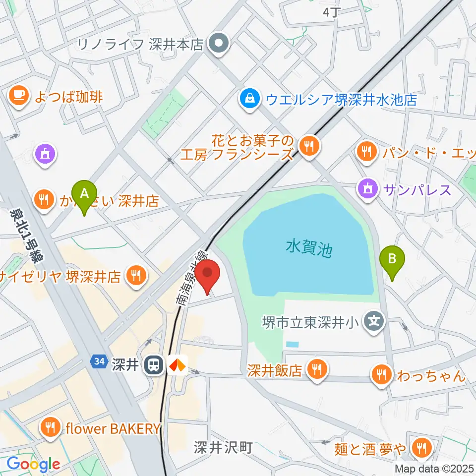 コタニピアノ工房周辺のホテル一覧地図
