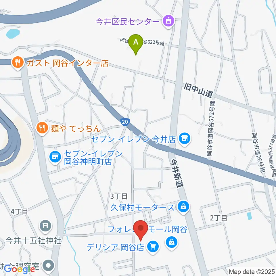 オグチ楽器 岡谷本社周辺のホテル一覧地図
