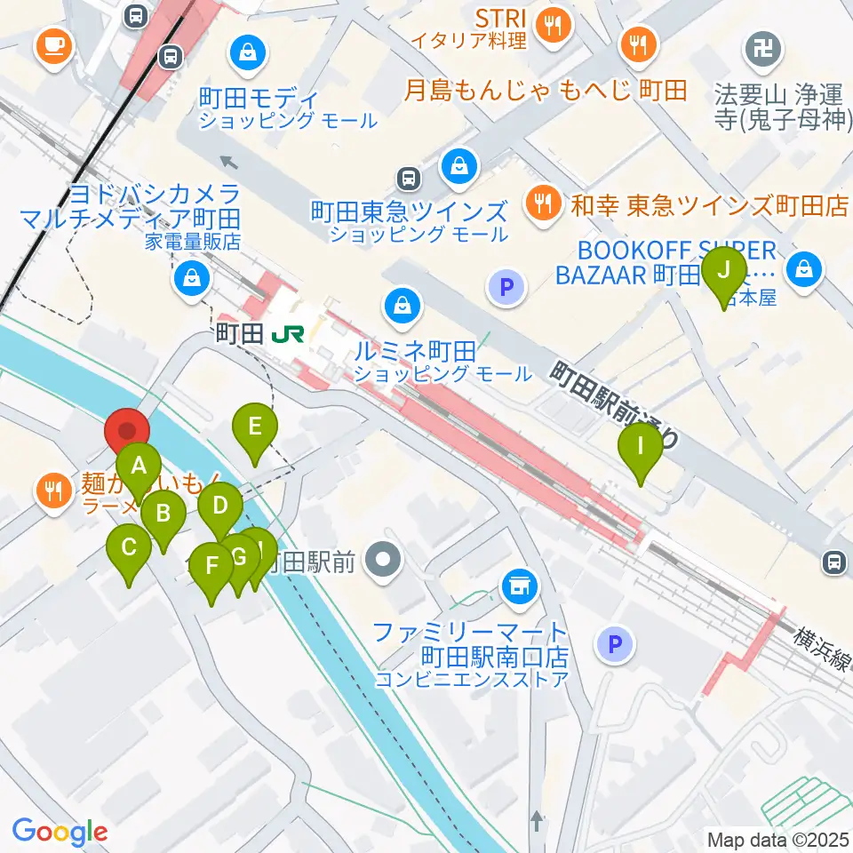 ゲートウェイスタジオ町田店周辺のホテル一覧地図