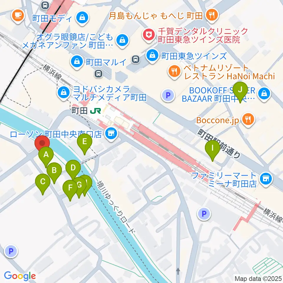 ゲートウェイスタジオ町田店周辺のホテル一覧地図