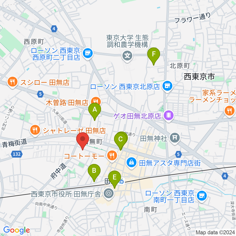 スタジオトライブ周辺のホテル一覧地図