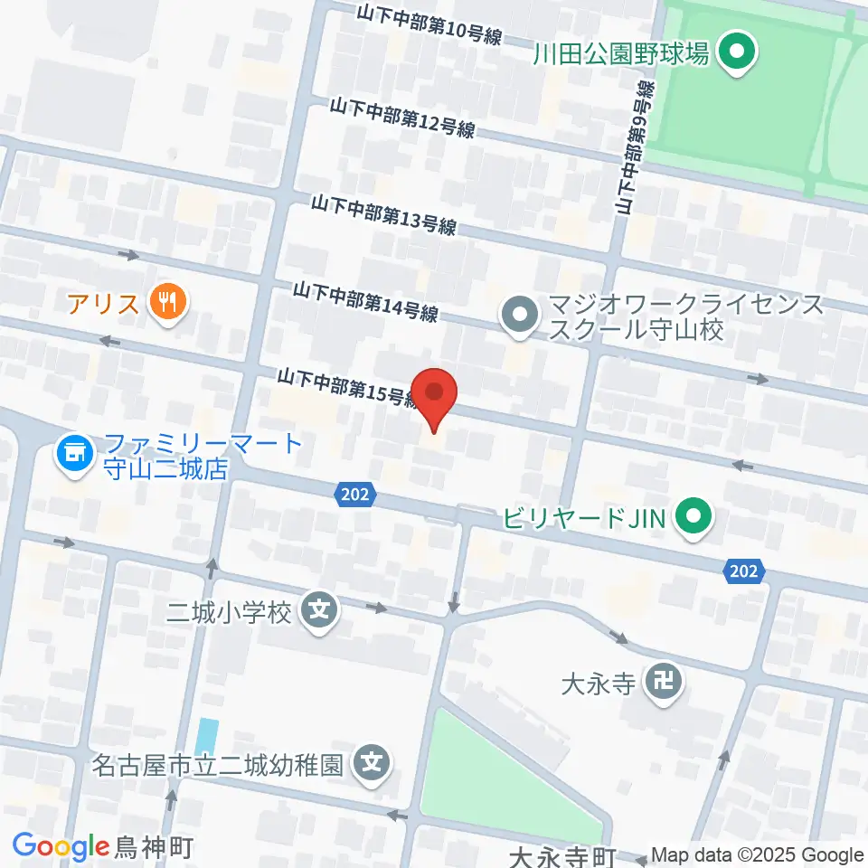 スタジオスプラッシュ周辺のホテル一覧地図