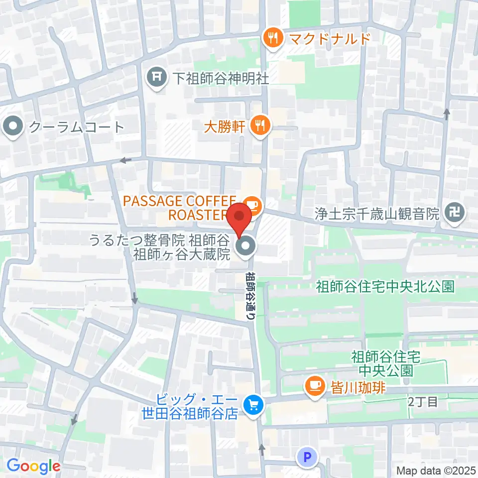 スタジオセイント周辺のホテル一覧地図