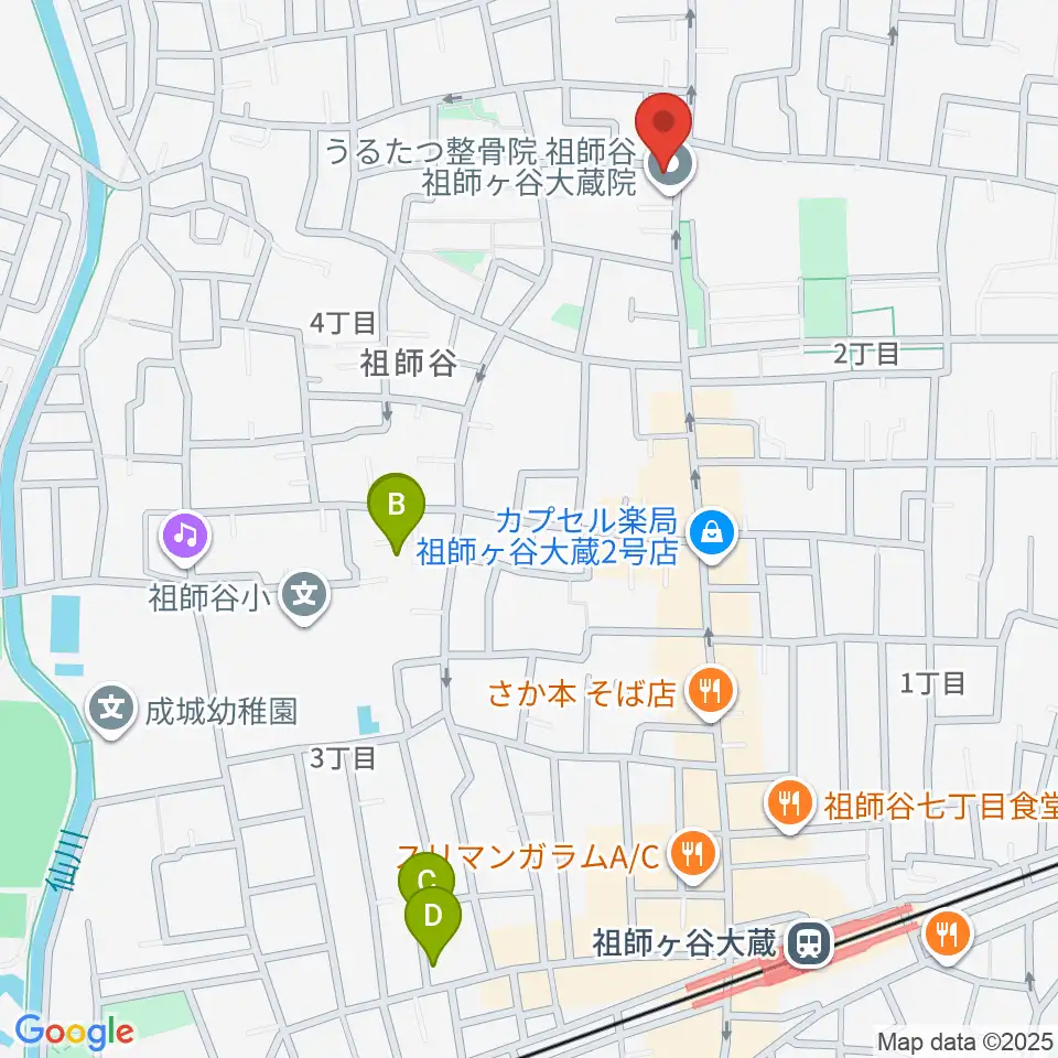 スタジオセイント周辺のホテル一覧地図