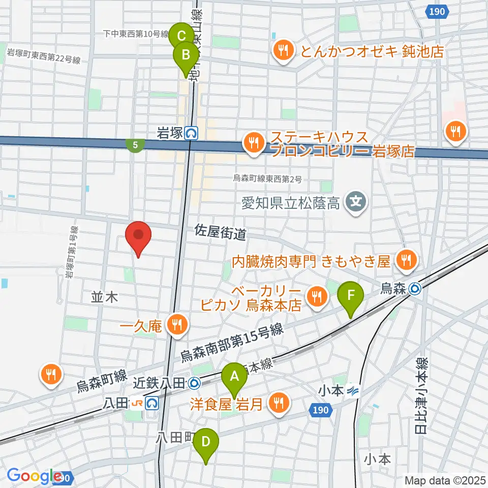 スタジオ・ルカロ周辺のホテル一覧地図