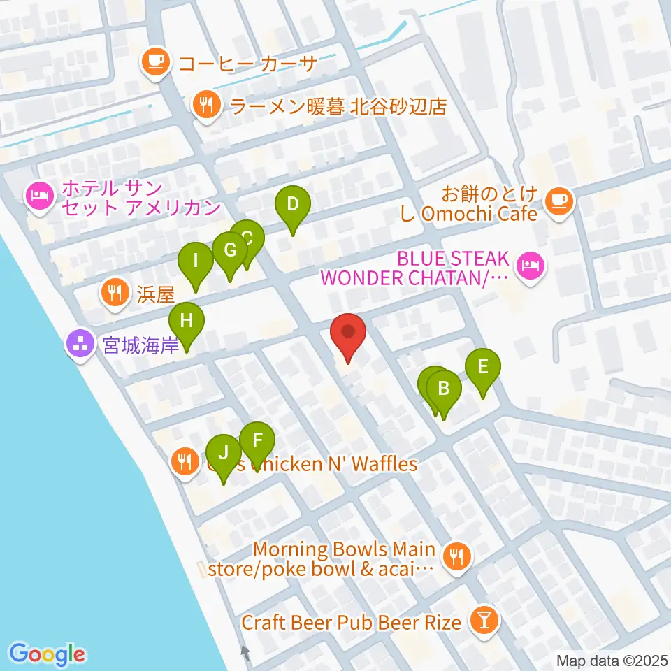 SPREAD SOUND スプレッドサウンド周辺のホテル一覧地図