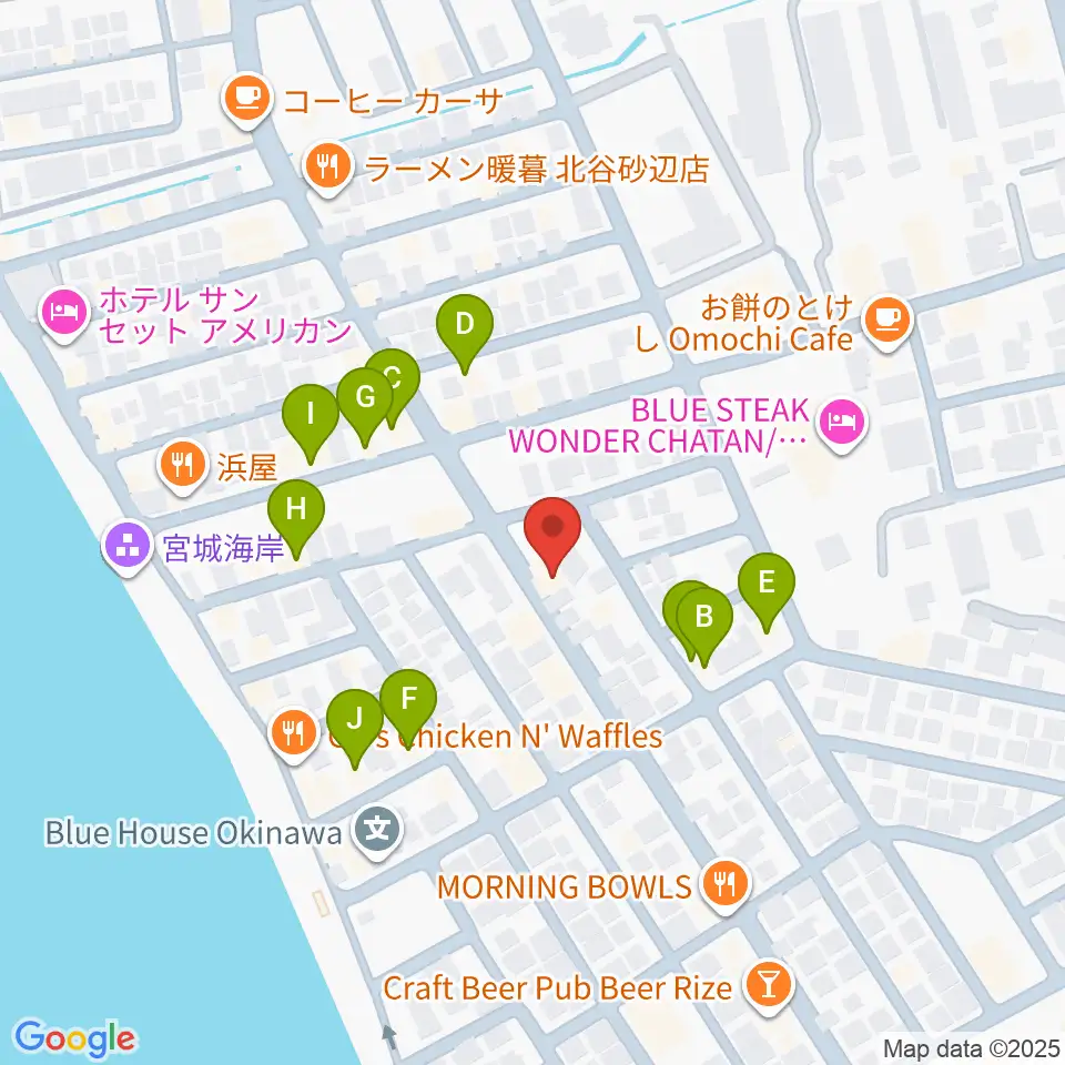 SPREAD SOUND スプレッドサウンド周辺のホテル一覧地図