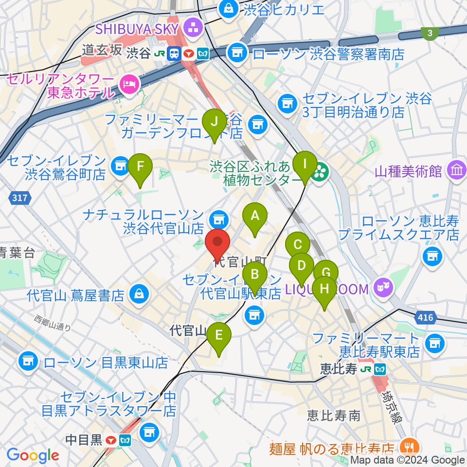 デルファイサウンド周辺のホテル一覧地図