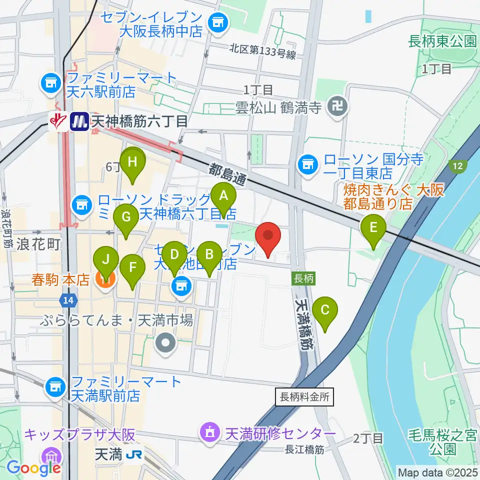 ココサウンド周辺のホテル一覧地図
