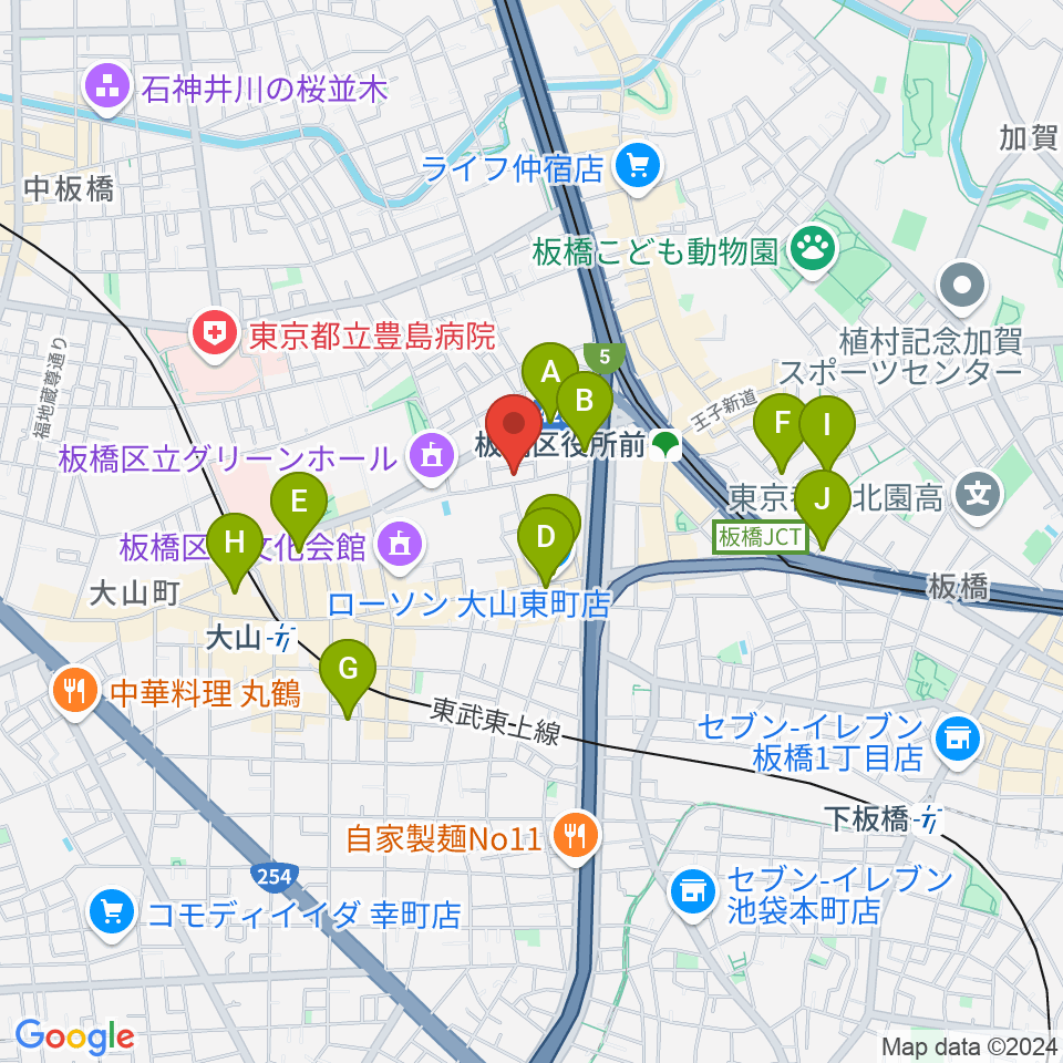 STUDIO ALES周辺のホテル一覧地図