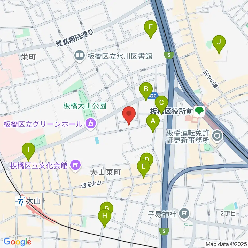 STUDIO ALES周辺のホテル一覧地図