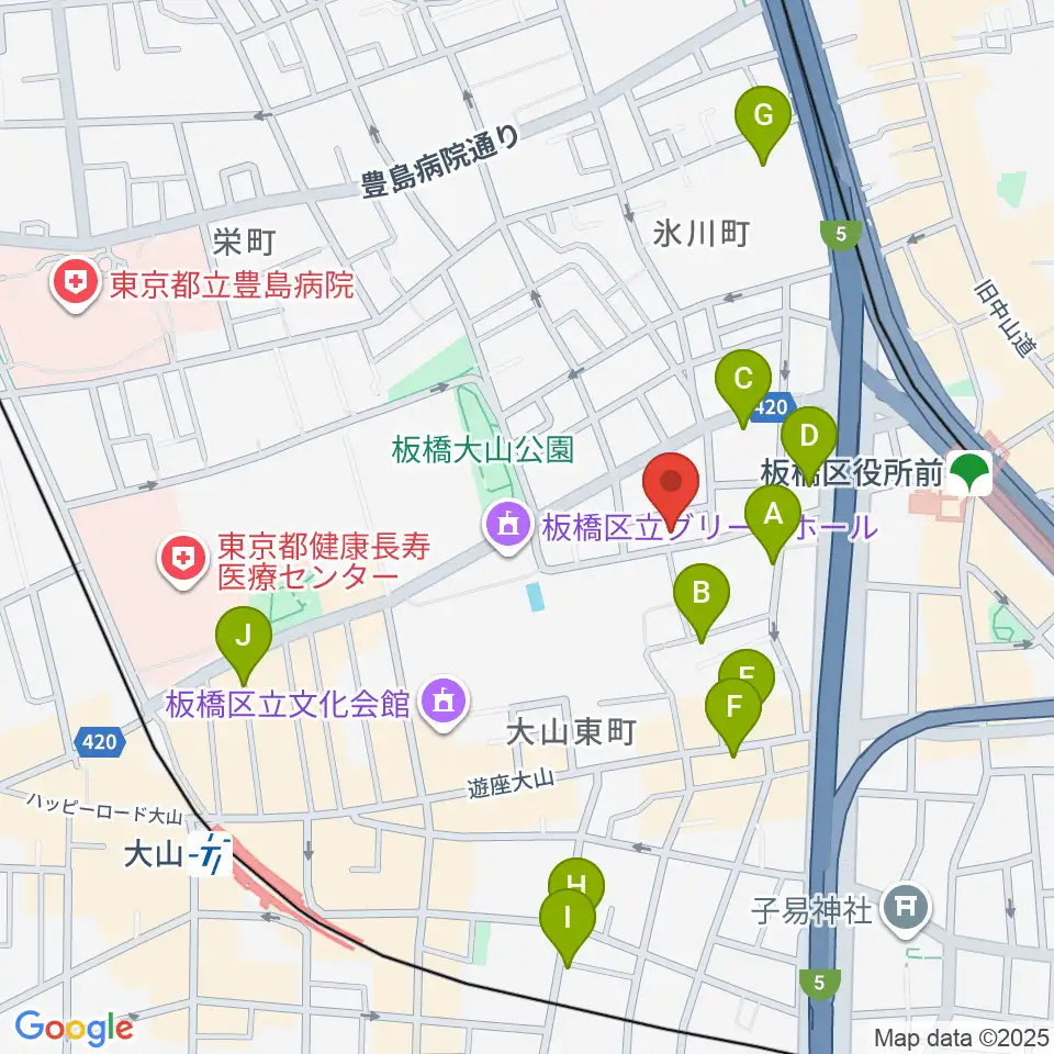 STUDIO ALES周辺のホテル一覧地図