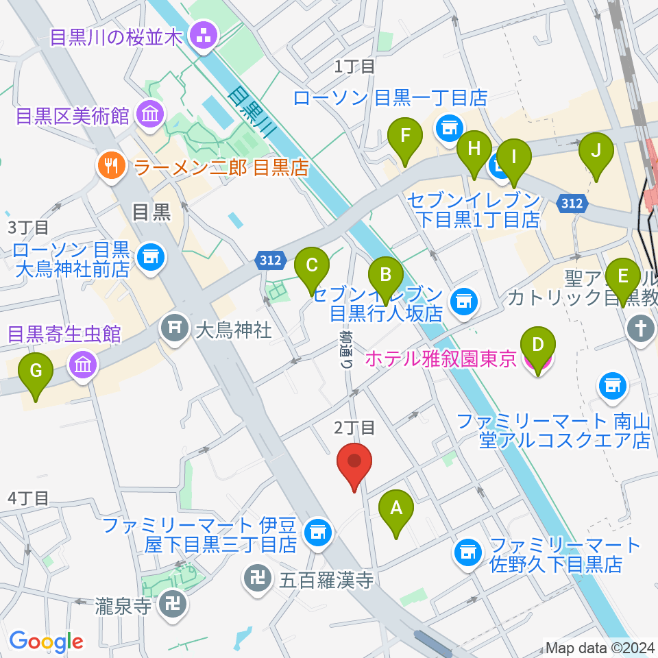 いろはスタジオ周辺のホテル一覧地図