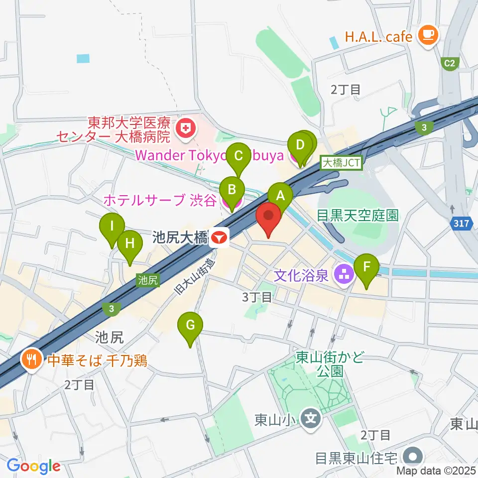 プライムサウンドスタジオ フォーム周辺のホテル一覧地図