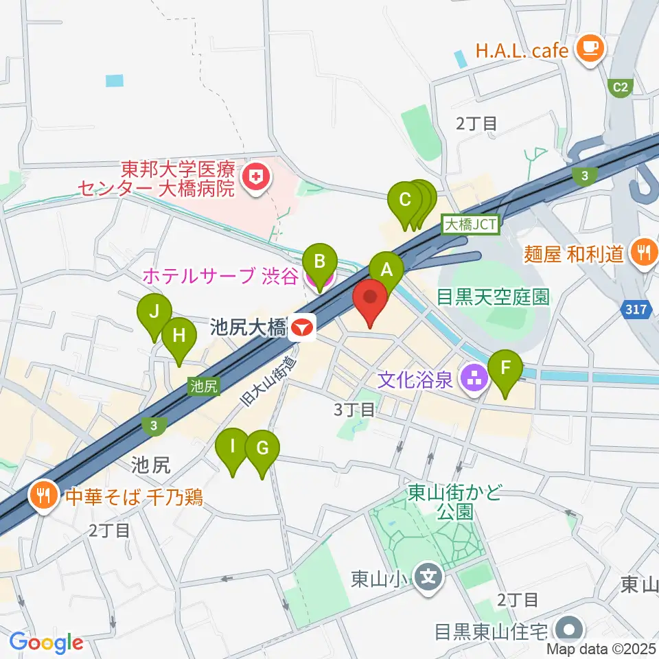 プライムサウンドスタジオ フォーム周辺のホテル一覧地図