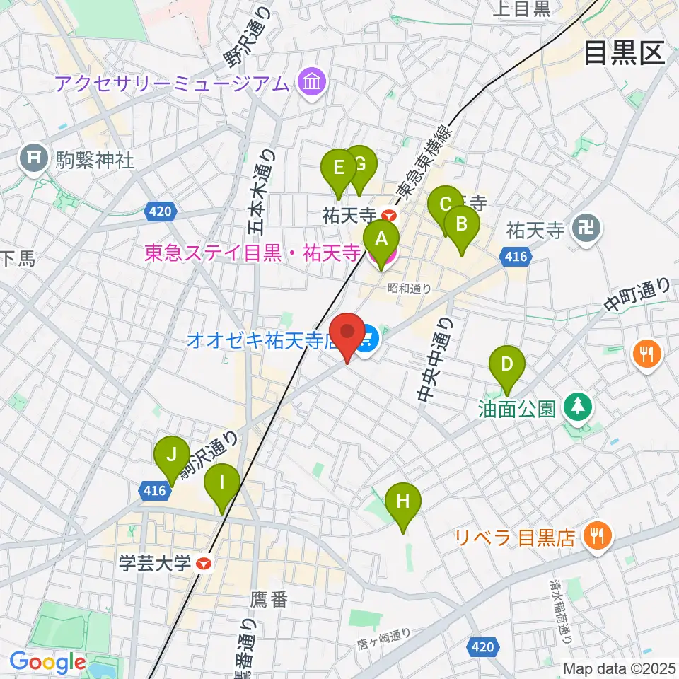 STUDIO MECH周辺のホテル一覧地図