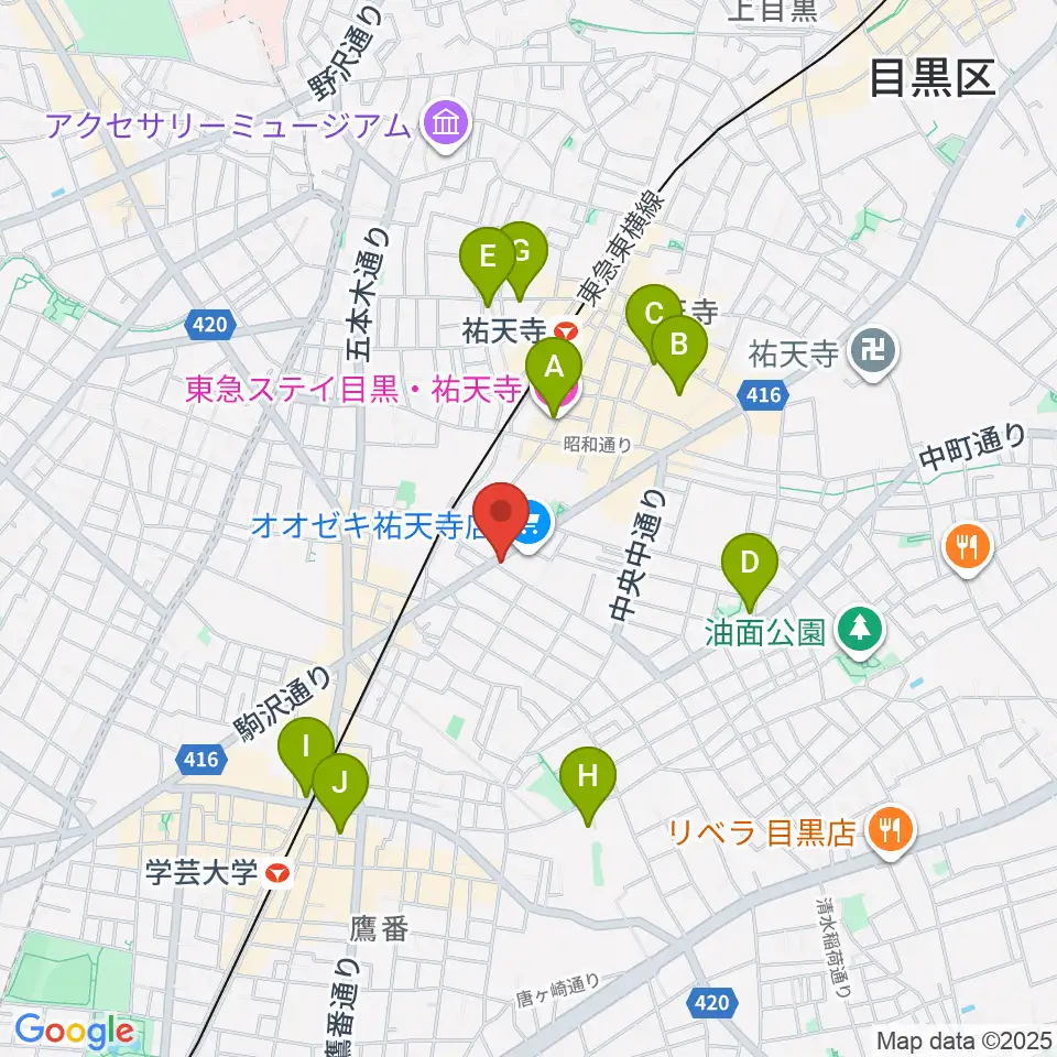 STUDIO MECH周辺のホテル一覧地図
