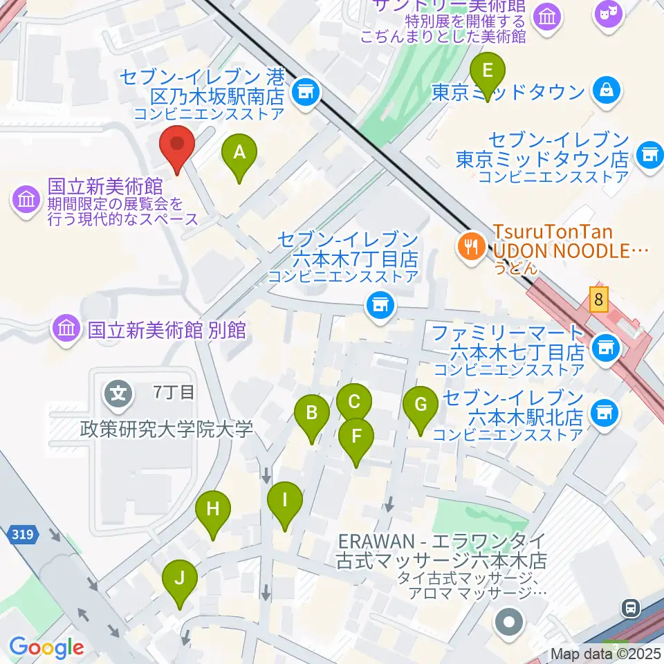 プラネットキングダム周辺のホテル一覧地図