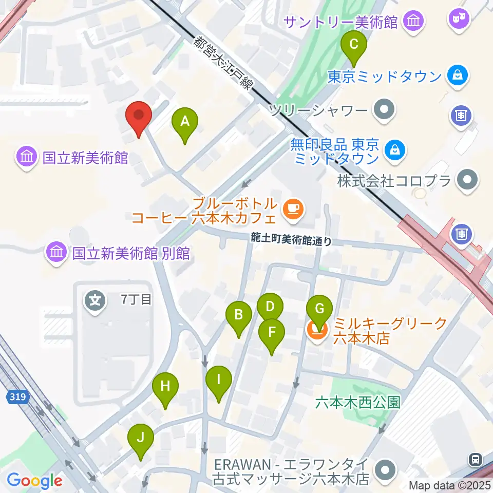 プラネットキングダム周辺のホテル一覧地図