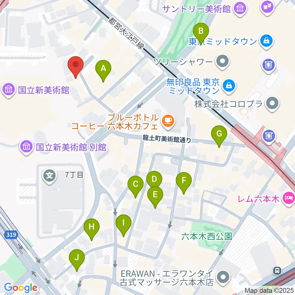 プラネットキングダム周辺のホテル一覧地図