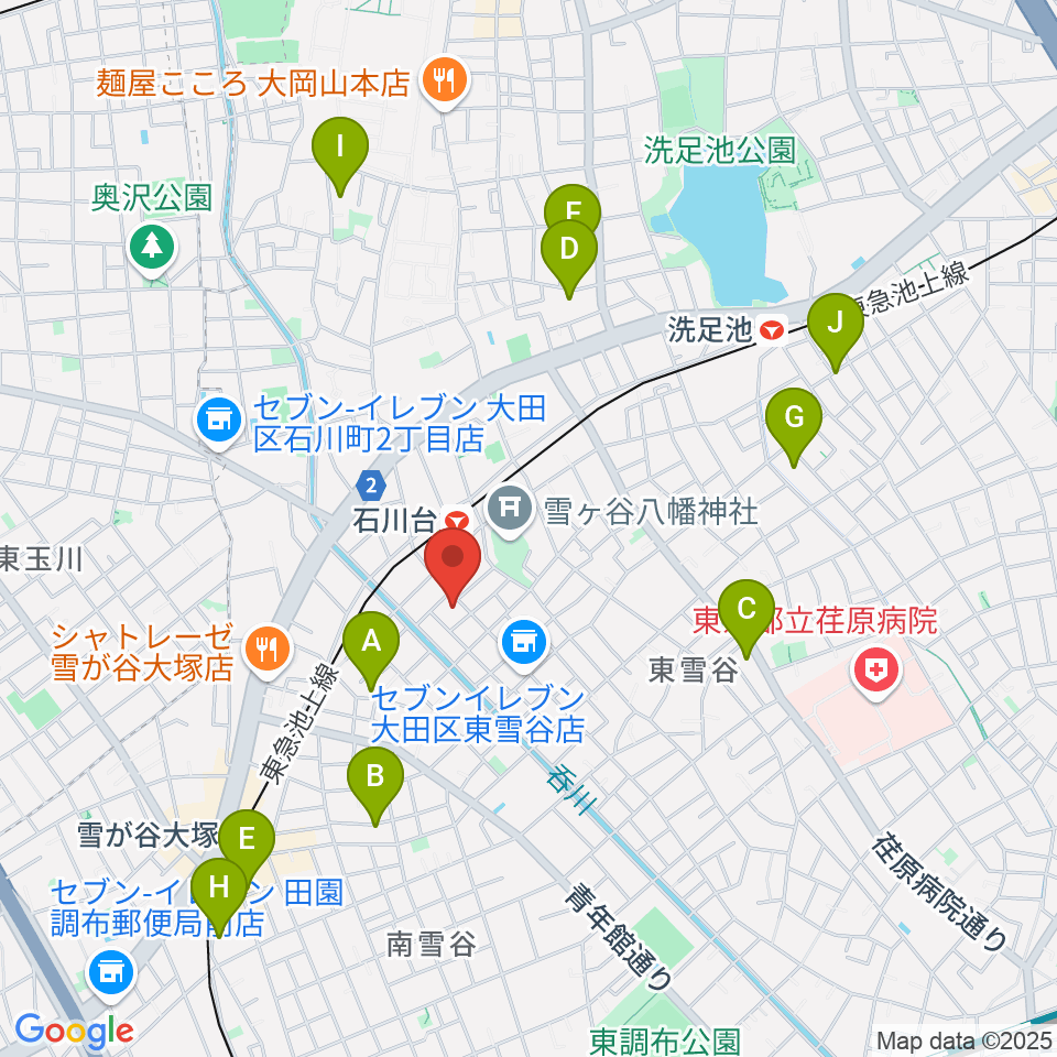 ファクションミュージック周辺のホテル一覧地図