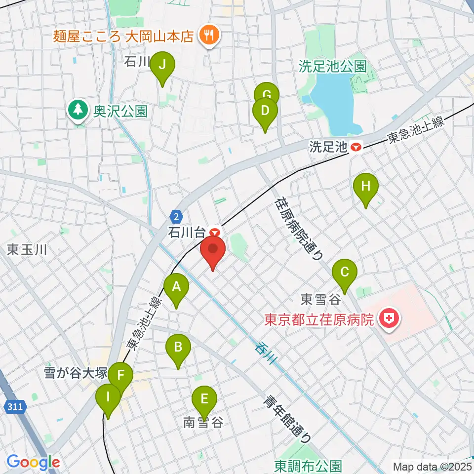 ファクションミュージック周辺のホテル一覧地図