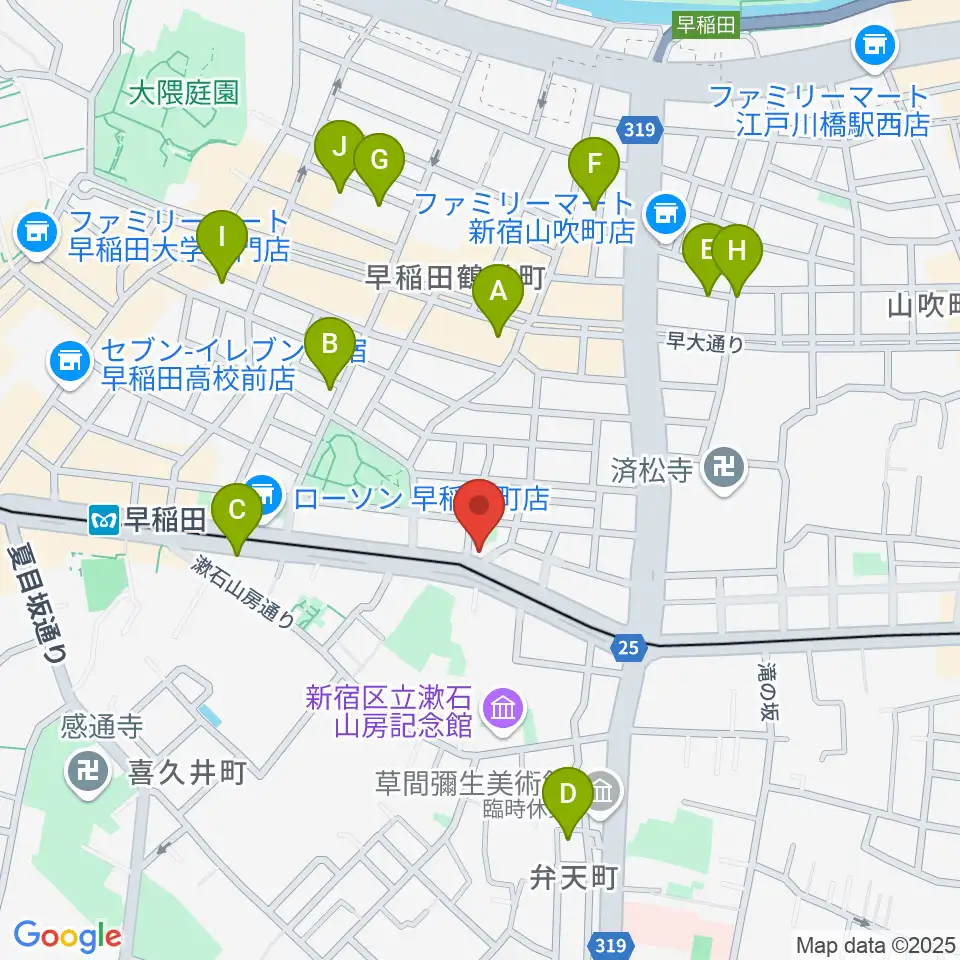 ヨシオ弦楽器周辺のホテル一覧地図