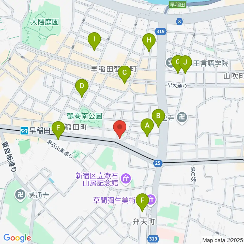 ヨシオ弦楽器周辺のホテル一覧地図