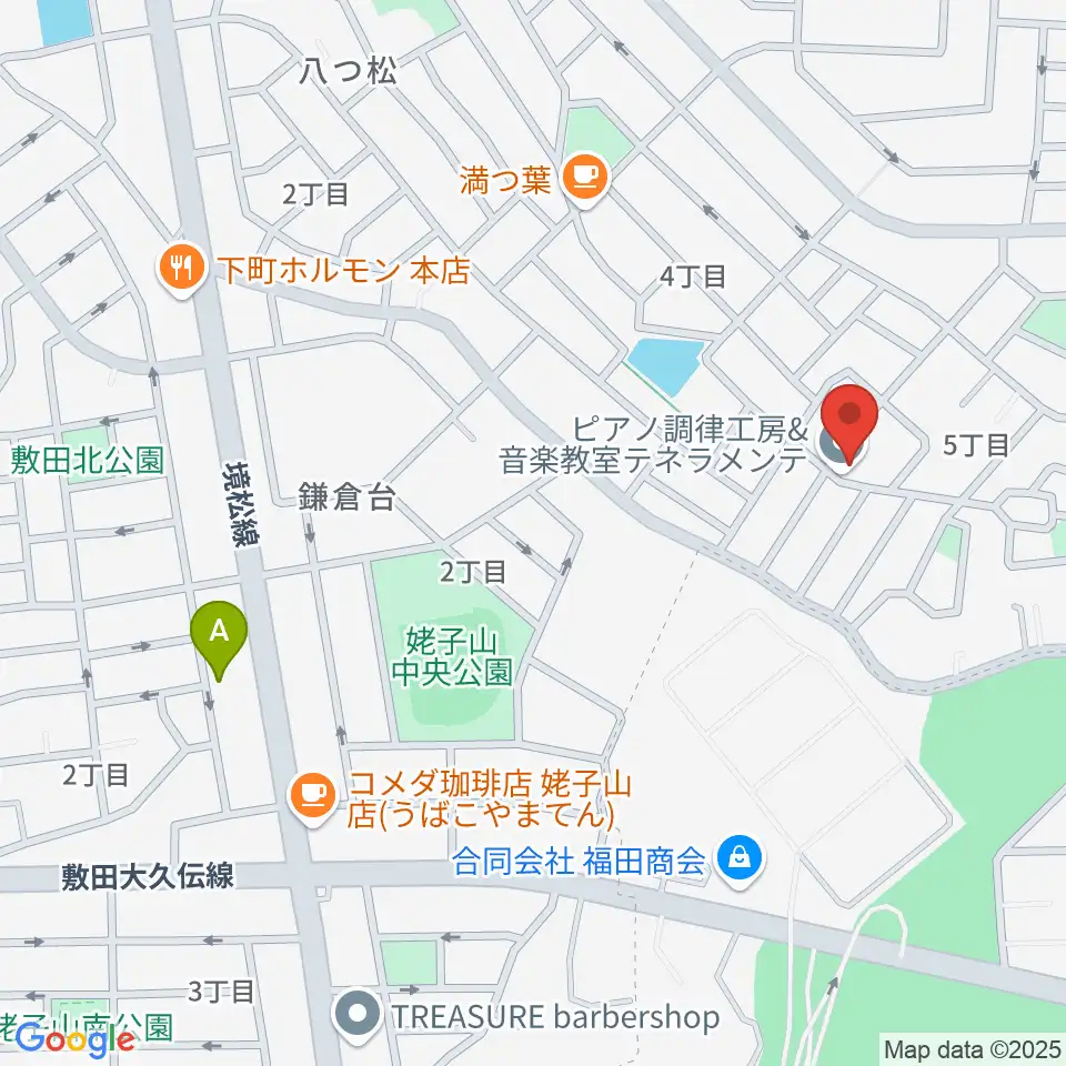 テネラメンテ周辺のホテル一覧地図