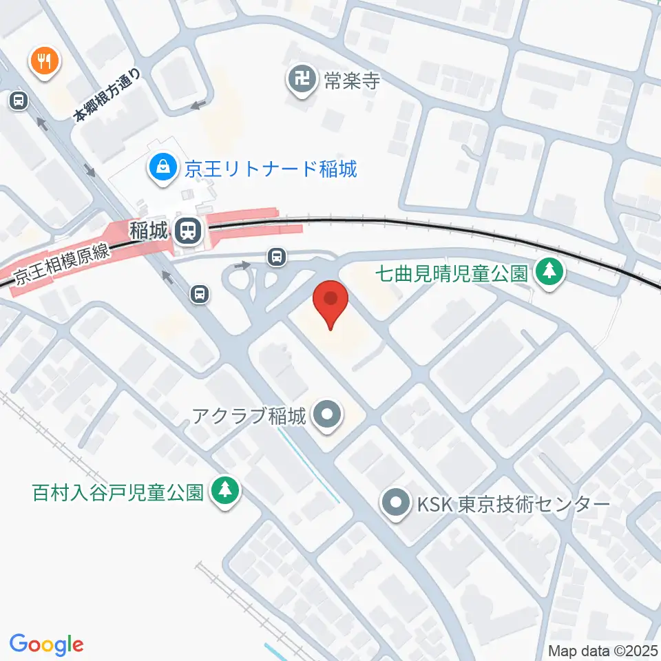 タカハシミュージックプラザ周辺のホテル一覧地図