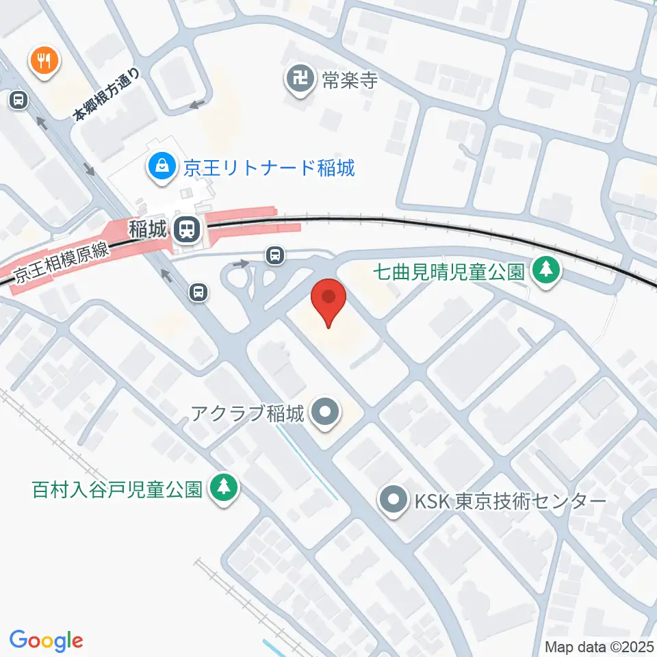 タカハシミュージックプラザ周辺のホテル一覧地図
