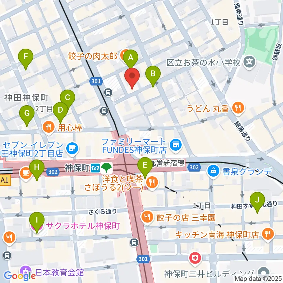 リムショット周辺のホテル一覧地図