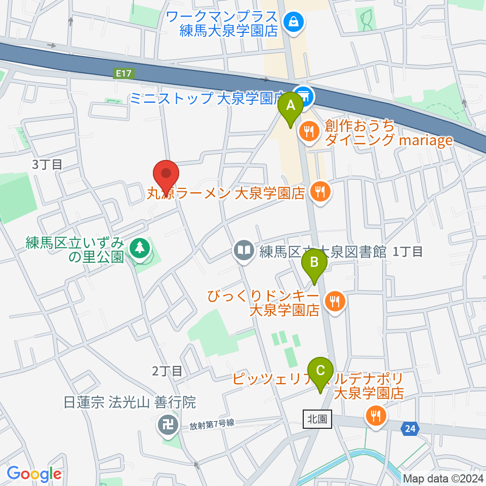 ミカドピアノサービス周辺のホテル一覧地図