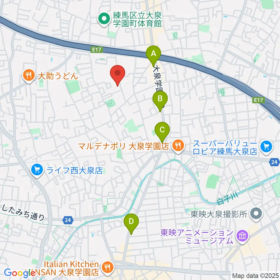 ミカドピアノサービス周辺のホテル一覧地図