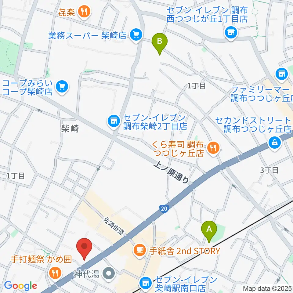 岡本ピアノサービス周辺のホテル一覧地図