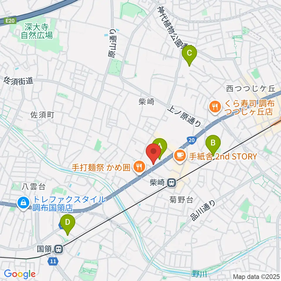 岡本ピアノサービス周辺のホテル一覧地図