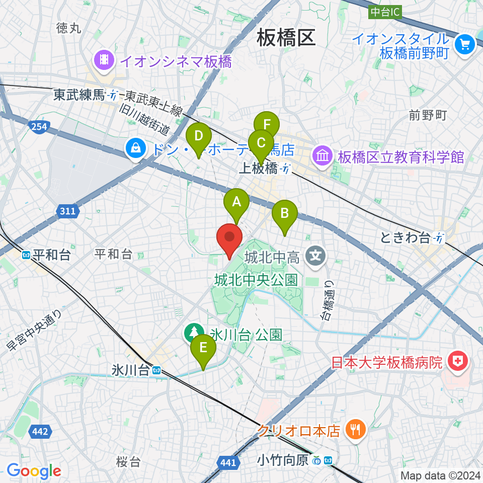 タキガミピアノ有限会社周辺のホテル一覧地図