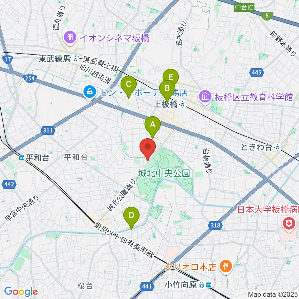 タキガミピアノ有限会社周辺のホテル一覧地図