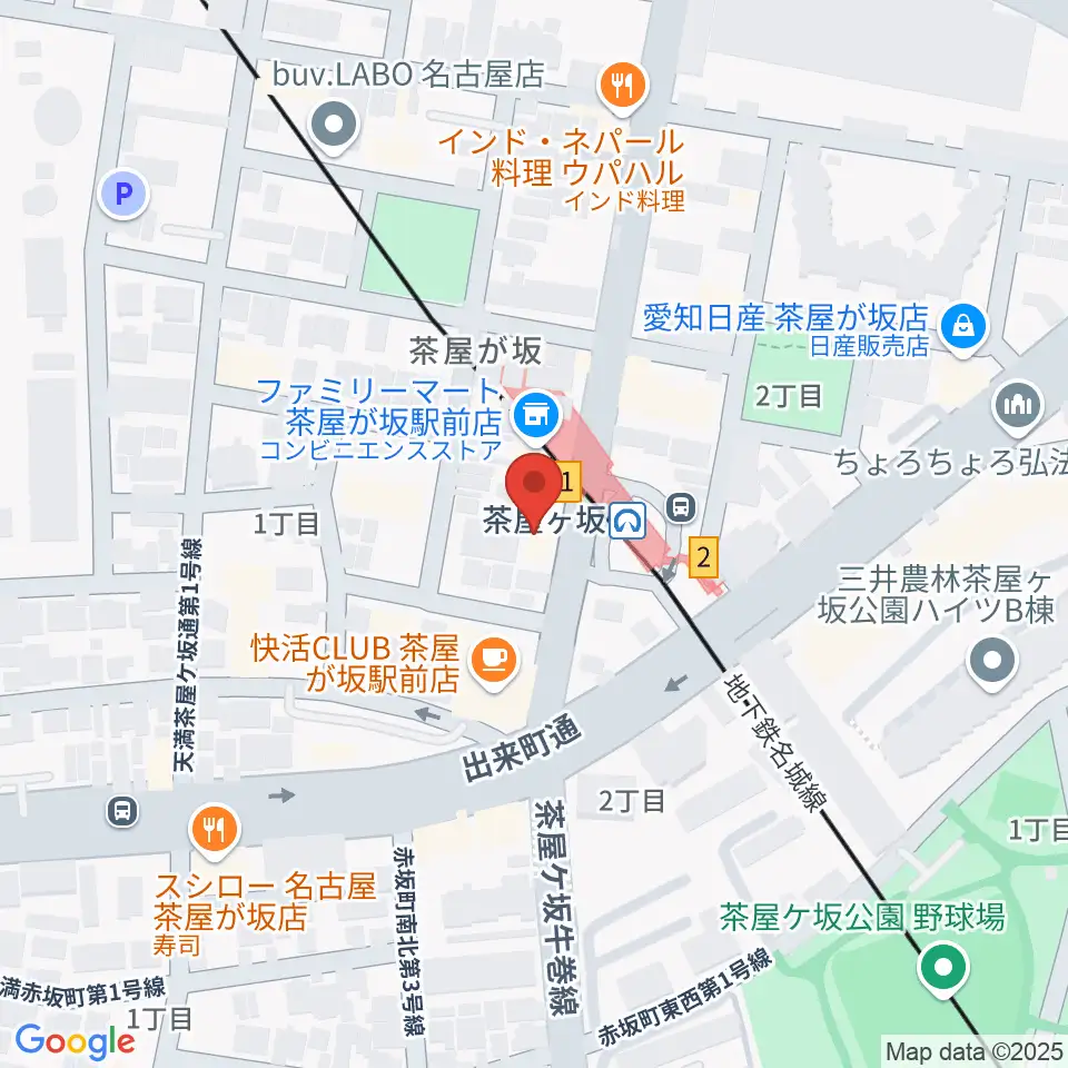 名古屋のピアノ専門店 親和楽器周辺のホテル一覧地図