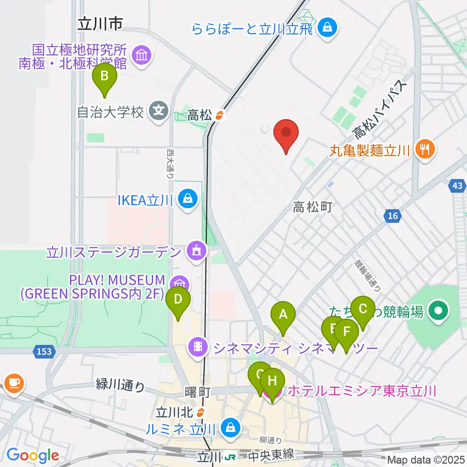 共立ラインサービス周辺のホテル一覧地図