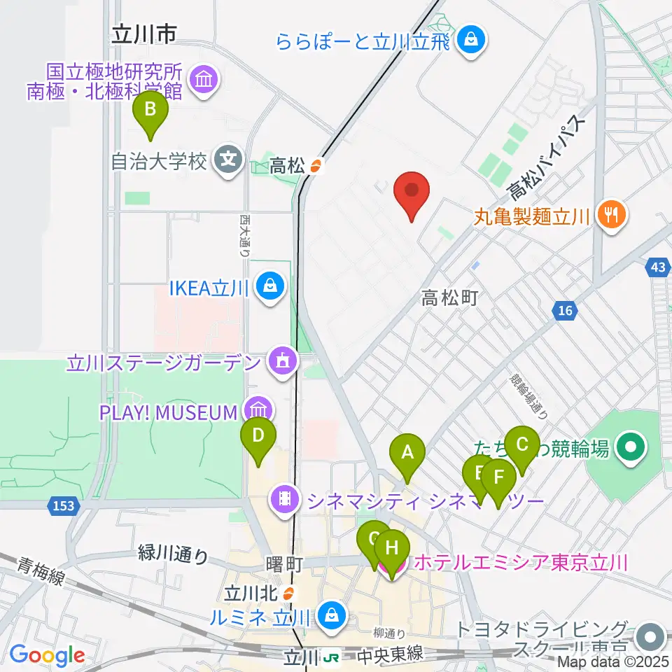 共立ラインサービス周辺のホテル一覧地図