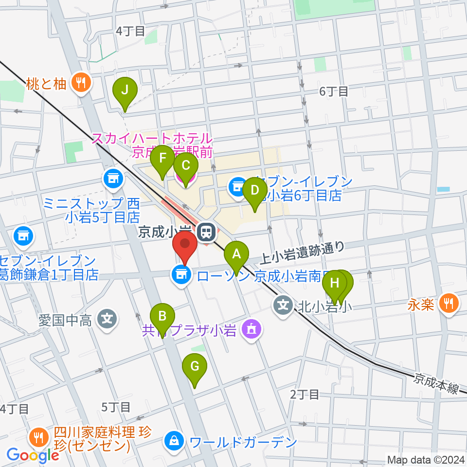 カツマピアノ周辺のホテル一覧地図