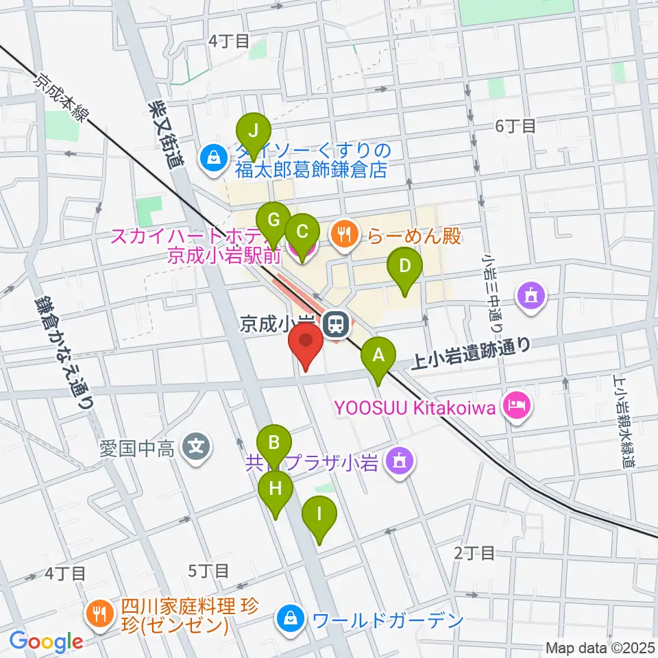 カツマピアノ周辺のホテル一覧地図