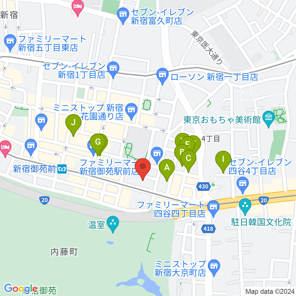 輸入ピアノ.com byカモシタピアノ周辺のホテル一覧地図