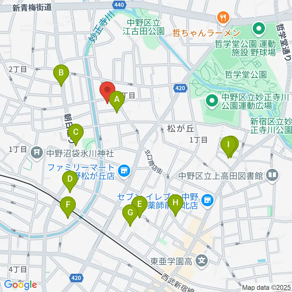 広田ピアノサービス周辺のホテル一覧地図