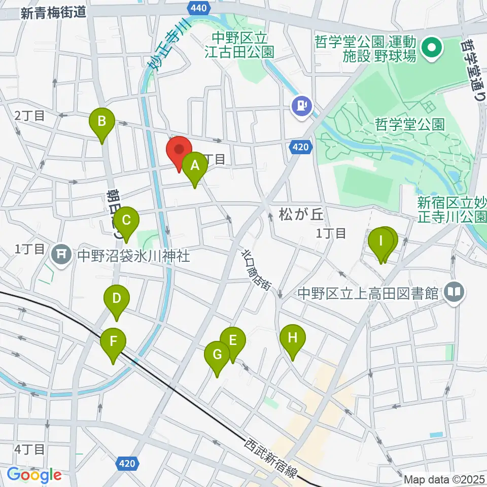 広田ピアノサービス周辺のホテル一覧地図